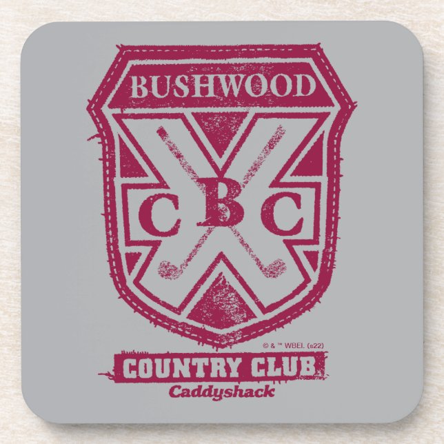 Posavasos Caddyshack | Escudo del club de campo Bushwood (Frente)