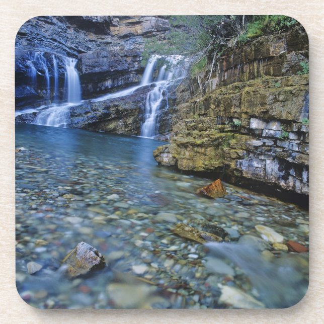 Posavasos Cae Cameron en el Parque Nacional de los Lagos de  (Frente)