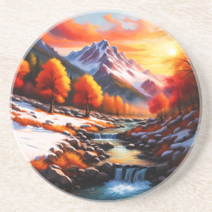 Posavasos Caer en el invierno