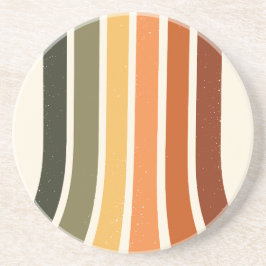 Posavasos Caer rayas de Acción de Gracias Cosecha de Otoño