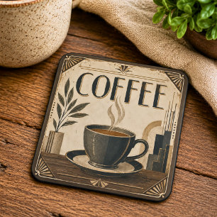 Posavasos Café Art Deco