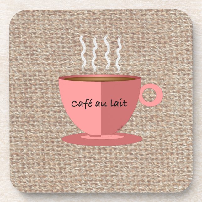 Posavasos Cafe au Lait Coasters (Frente)