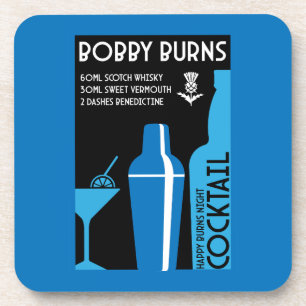 Posavasos Café Bobby Burns Whiskey