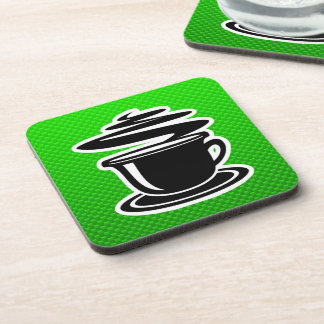 Posavasos Café caliente; Verde