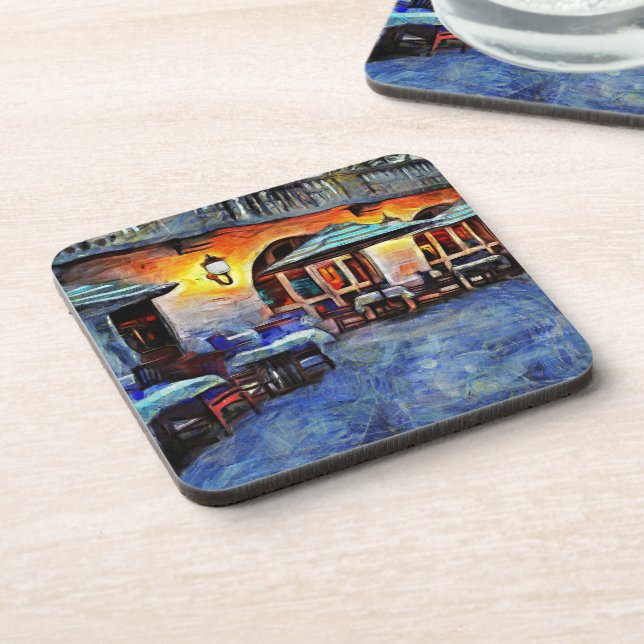 Posavasos Cafe de San Antonio (Lado Izquierdo)