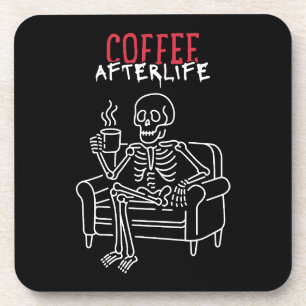 Posavasos Café después de la vida - Skeleton Mug