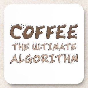 Posavasos Café El Algoritmo Definitivo Divertido Programador