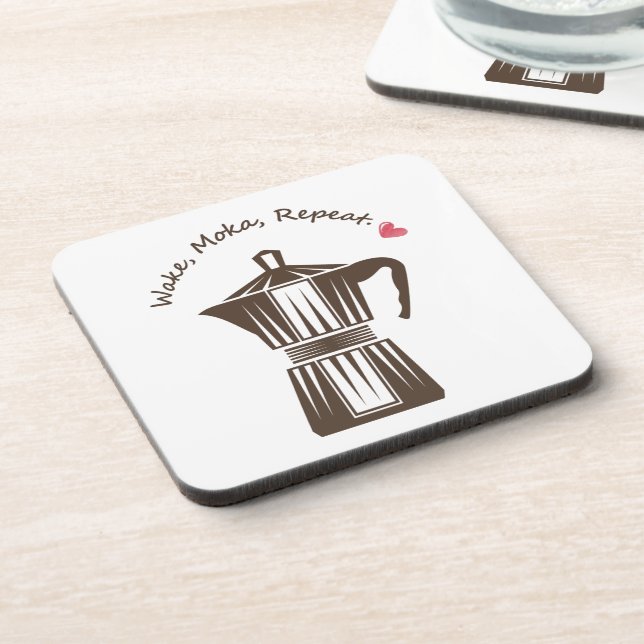Posavasos Café Moka italiano (Lado Izquierdo)