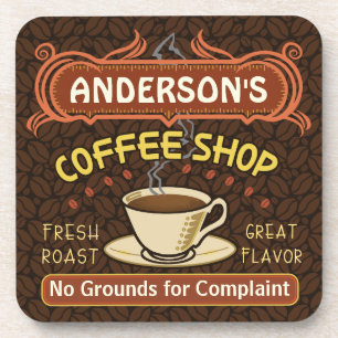 Posavasos Cafetería con Mug Crea tu Propia Personalización