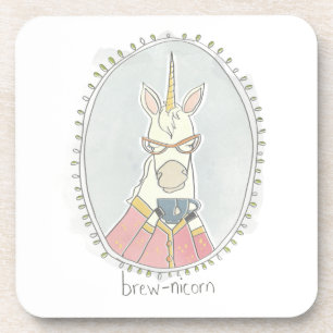 Posavasos Caffeinated Cutie   Brew Unicorn