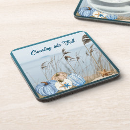 Posavasos Caída costera Calabazas azules y blancas y Starfis