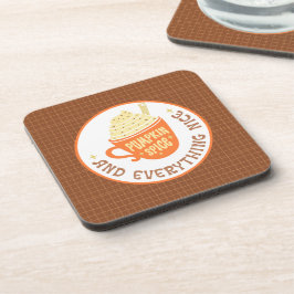 Posavasos Caída de la placa de especias de calabaza