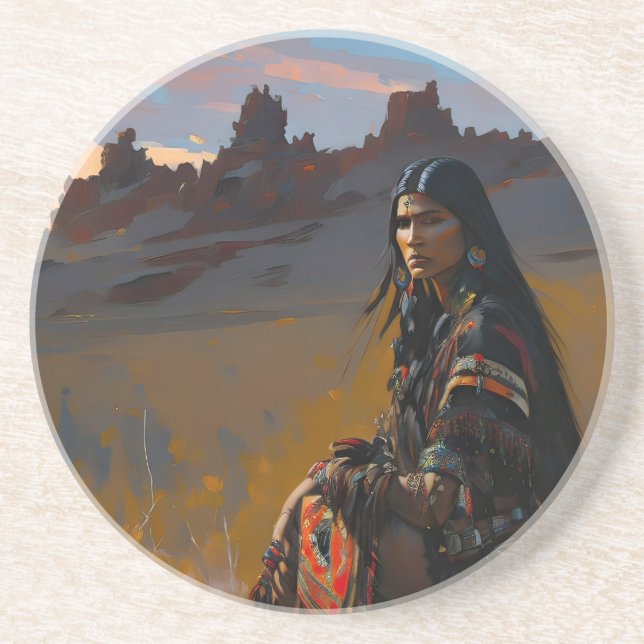 Posavasos Caída del desierto (Frente)