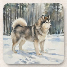 Caja de joyería de Alaskan Malamute