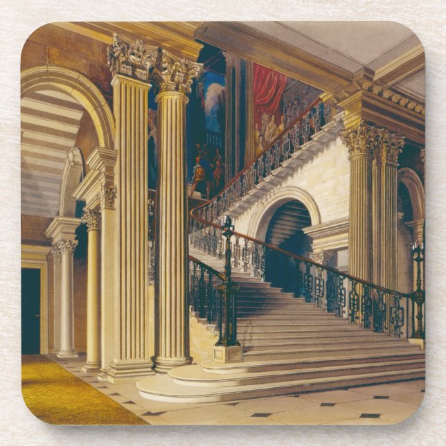 Posavasos Caja de la escalera, casa de Buckingham, 'de la (Frente)