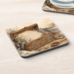 Posavasos Caja de Recetas Antiguas Cocina de Campo