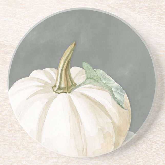 Posavasos Calabaza blanca de otoño de granjas (Frente)
