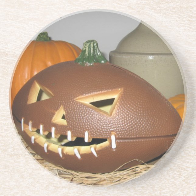 Posavasos Calabaza de fútbol (Frente)