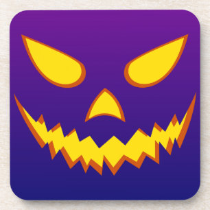 Posavasos Calabaza de Jack o Linterna Cara Sonriente de Hall