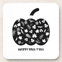 Calabaza decorada con decoración de caída blanca n