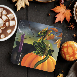 Posavasos Calabaza Dragon Cauldron Halloween