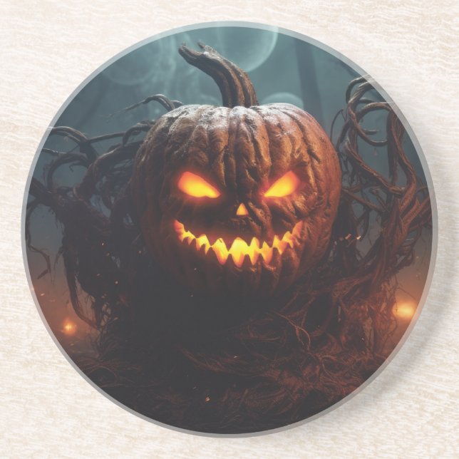 Posavasos Calabaza malvada (Frente)