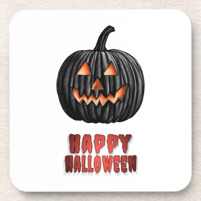 Posavasos Calabaza negra (Frente)