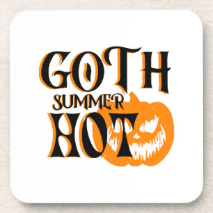 Posavasos Calabaza sonriente de terror del verano gótico cal