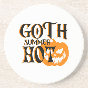Posavasos Calabaza sonriente de verano de terror gótico cali