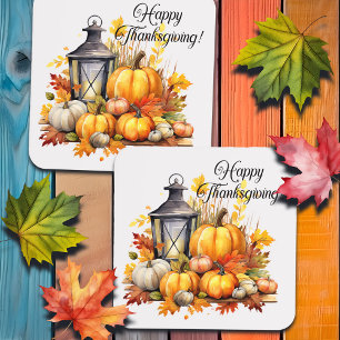Posavasos Calabazas Arbol de arce Sale Lámpara Acción de Gra