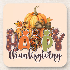 Posavasos Calabazas de Acción de Gracias