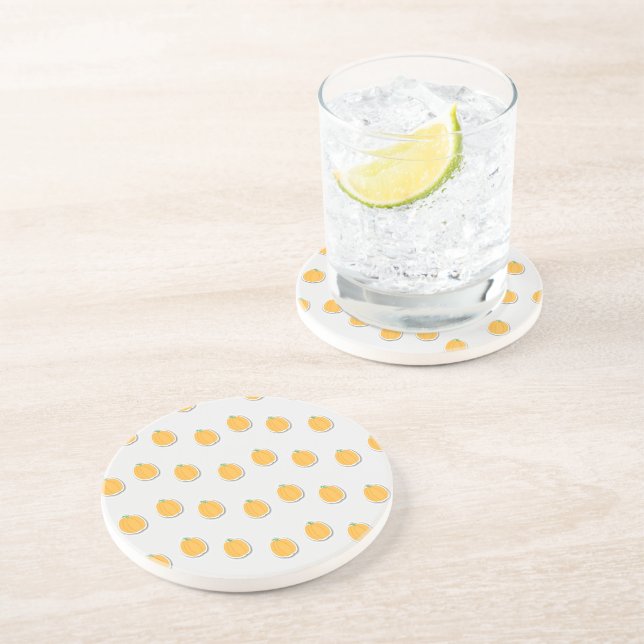 Posavasos Calabazas en gris (Lado)