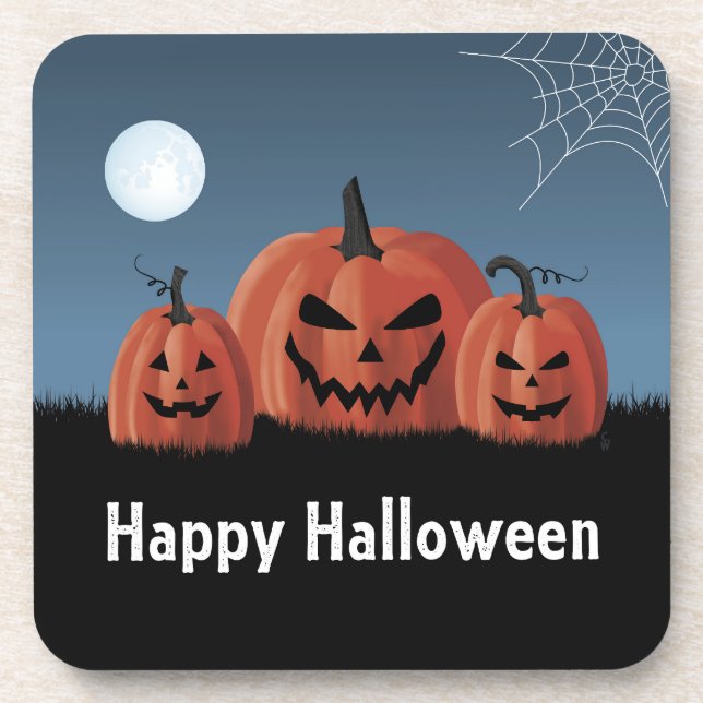 Posavasos Calabazas Halloween (Frente)