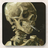 Calavera con cigarrillo de Van Gogh