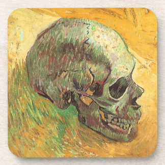 Posavasos Calavera de Vincent van Gogh, impresionismo vintag