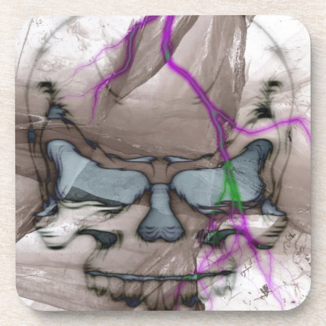 Posavasos Calavera sangrante (Frente)