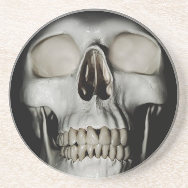 Posavasos Calavera simple (Frente)