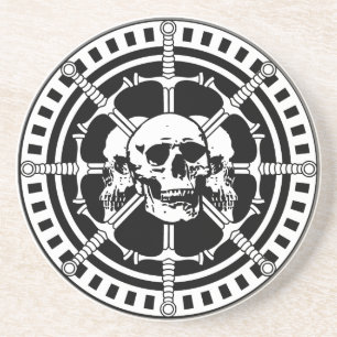 Posavasos Calaveras con espadas