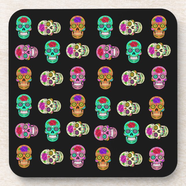 Posavasos Calaveras de Azúcar (Frente)