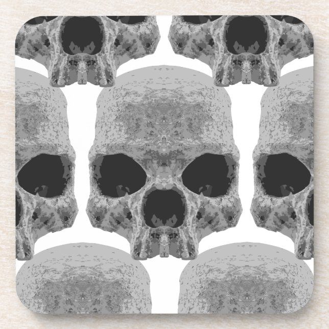 Posavasos Calaveras de gótico (Frente)