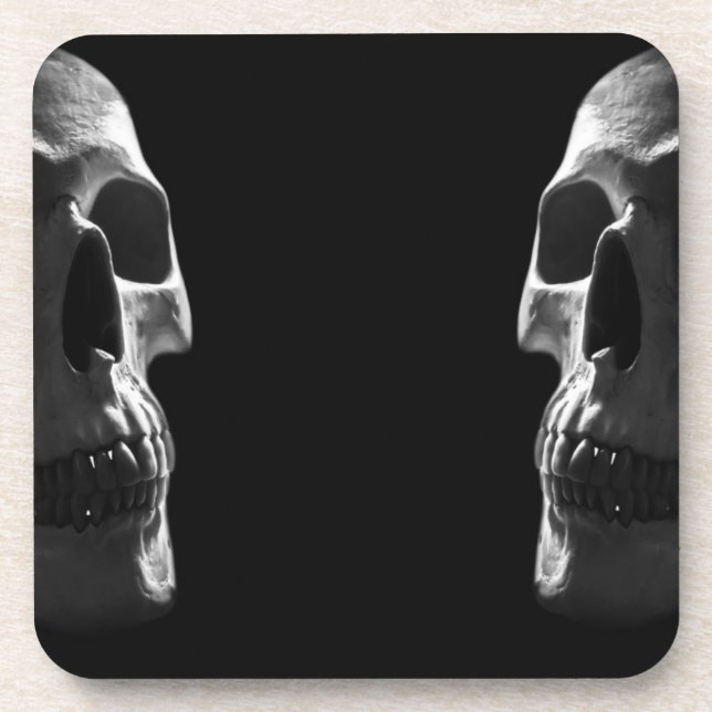 Posavasos Calaveras sonrientes (Frente)