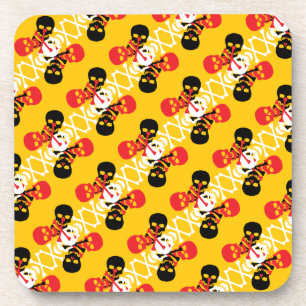 Posavasos Calaveras y huesos cruzados