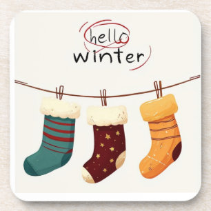 Posavasos calcetines de Navidad regalos