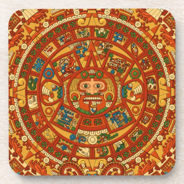 Posavasos 'Calendario maya Stone (Frente)