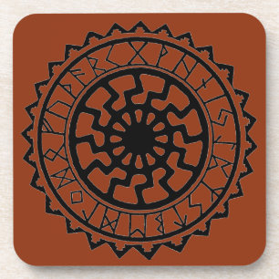 Posavasos Calendario Rúnico Solar Celta Vikingo
