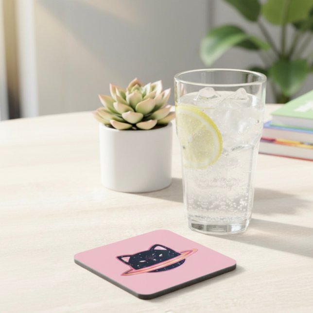 Posavasos Caleta de bebidas para gato planetario (Subido por el creador)
