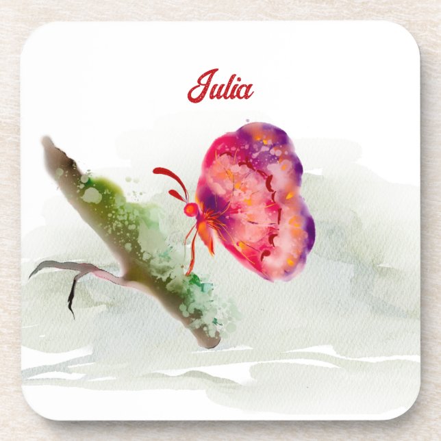 Posavasos Caleta de plástico dura (Frente)