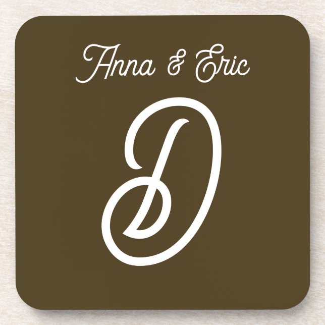 Posavasos Caleta de plástico dura (Frente)