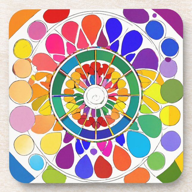 Posavasos Caleta de plástico dura (Frente)