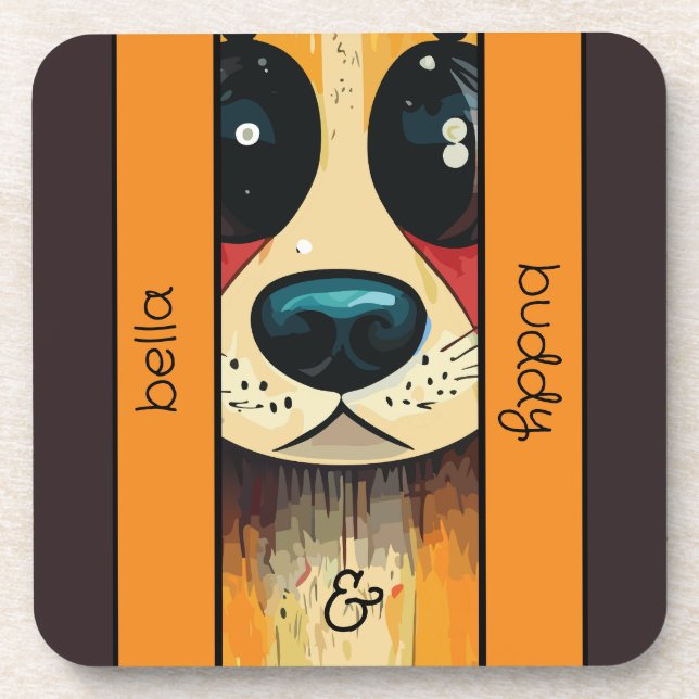 Posavasos Caleta de plástico dura (Frente)